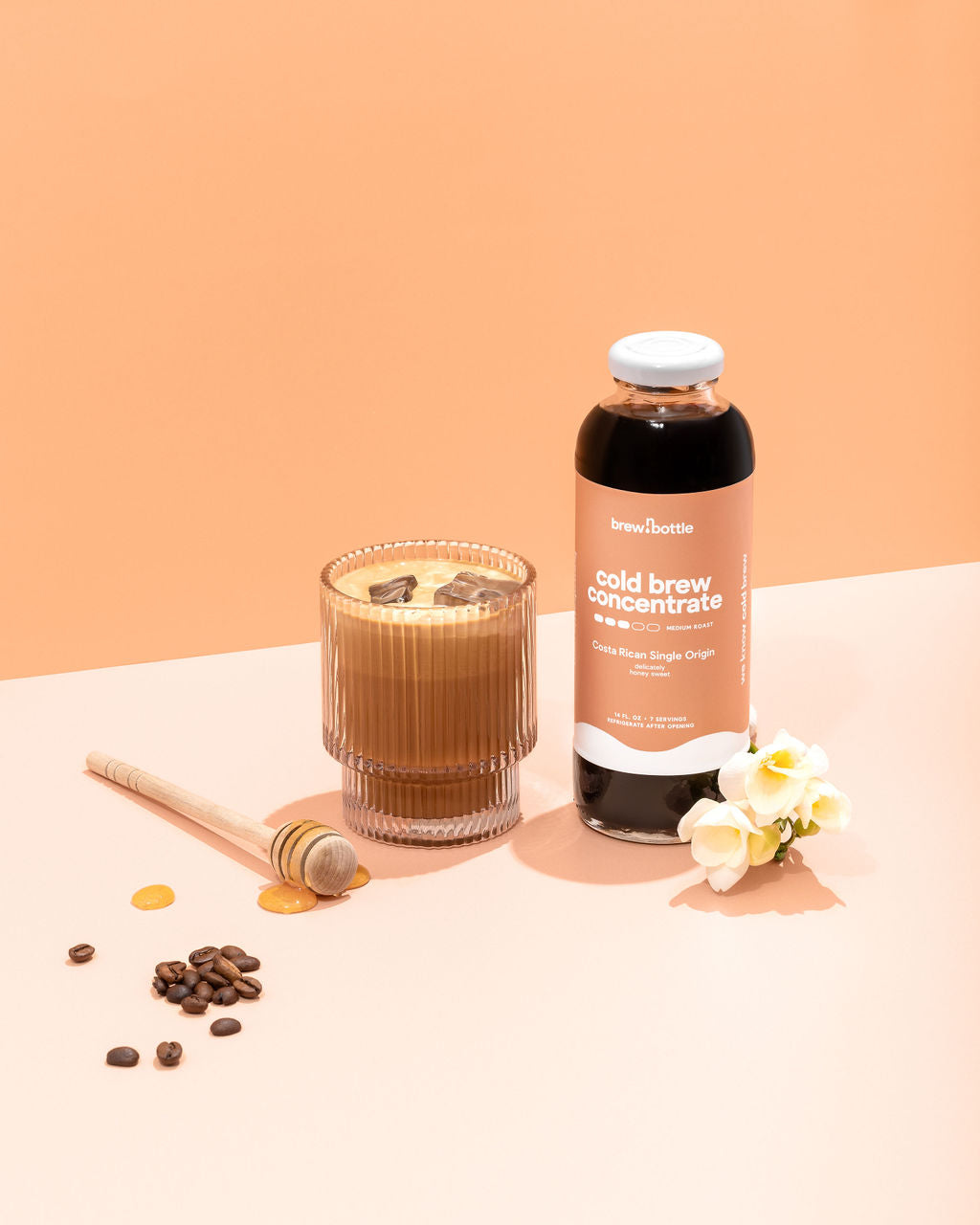 Honey Cinnamon Cold Brew Coffee - With Sweet Honey